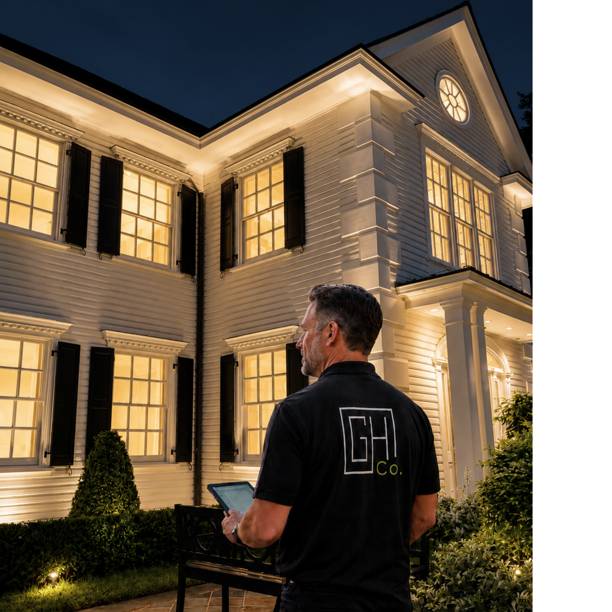 GH Home Concierge manager inspecting a residence